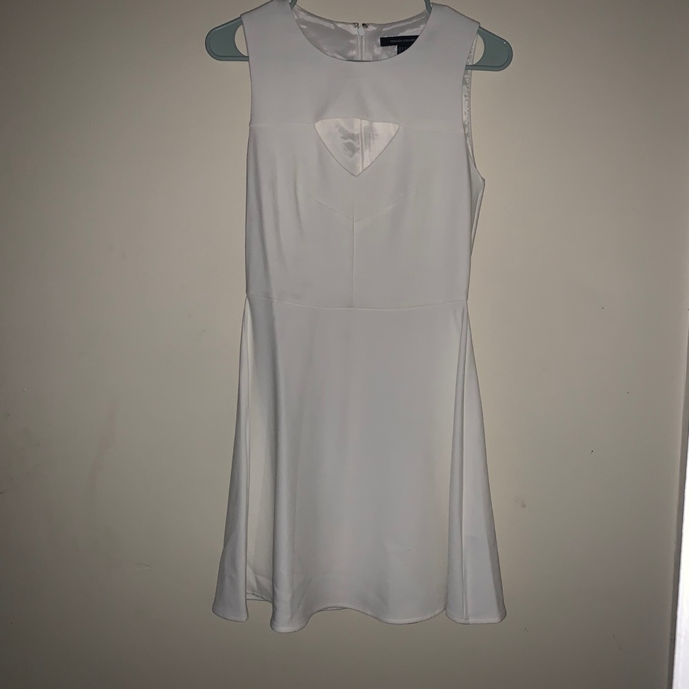 French Connection white dress